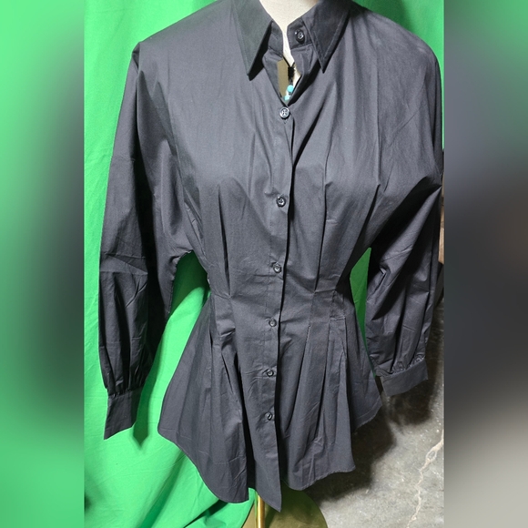 NEW Black Bodycon Fit & Flare T-SHIRT Dress Women's Ladies Size Small - Picture 2 of 16